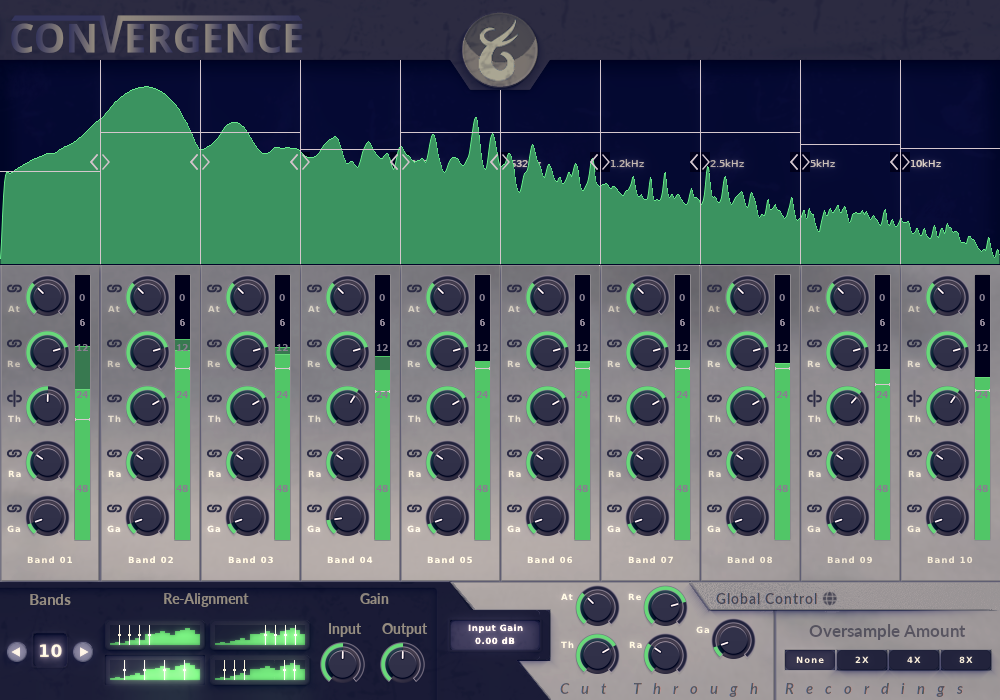 Convergence - 10-Band Multiband Compressor (VST, AU, AAX, LV2)