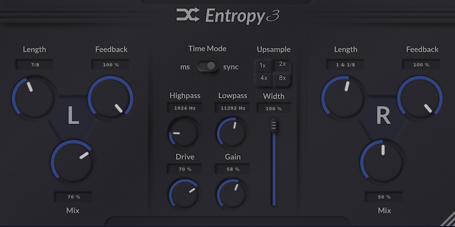 Entropy 3 - Stereo Crossover Delay