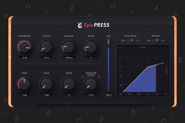 EpicPRESS - Powerful Feedback/Feedforward Compressor