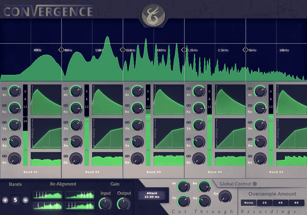 Convergence - 10-Band Multiband Compressor (VST, AU, AAX, LV2)